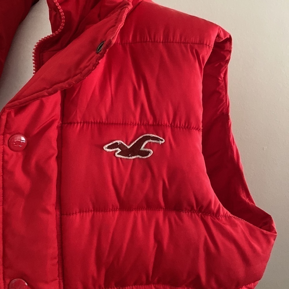 Hollister Y2K vintage red puffer vest - Picture 6 of 9